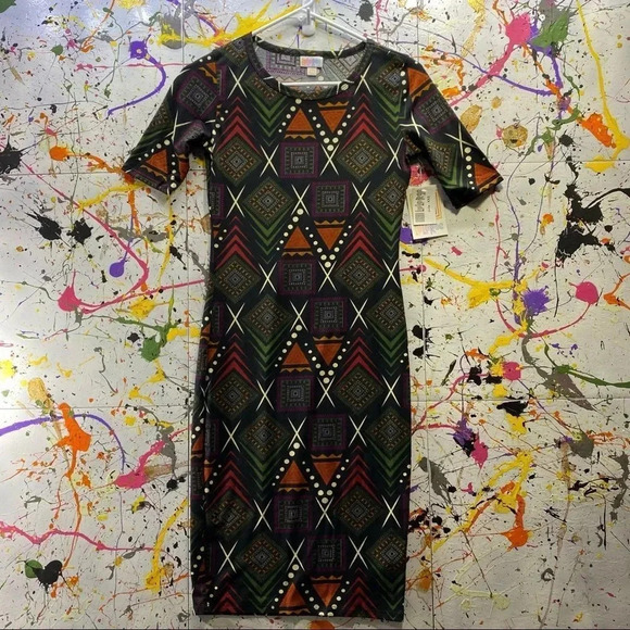 NWT LuLaRoe Julia Dress Size XXS - Picture 1 of 4